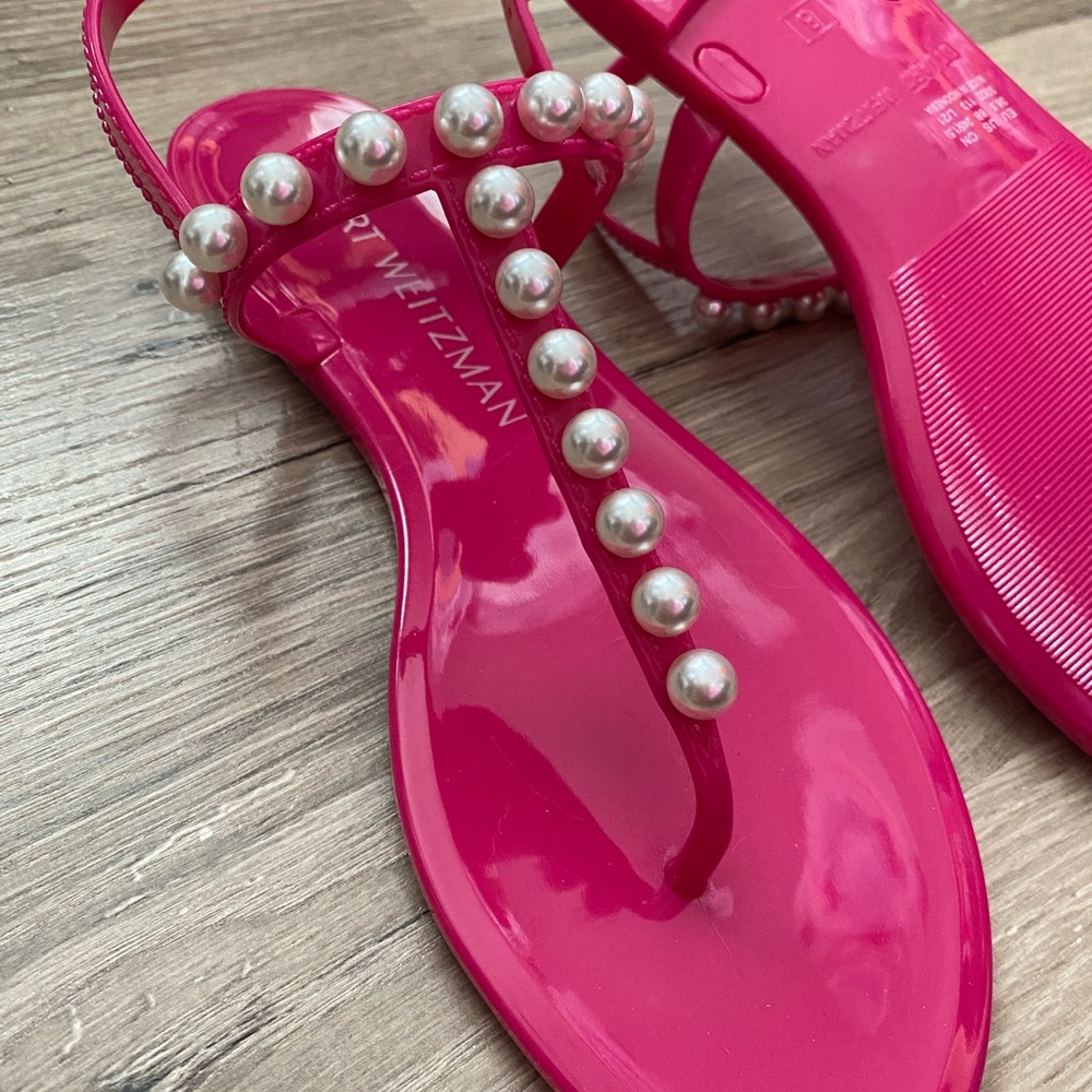 NEW STUART WEITZMAN GOLDIE JELLY SANDAL - Picture 4 of 6